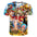 Pirate Family 3D Cartoon T-shirt – Men's Summer Casual