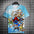Cartoon 3D Street Tee – Unisex Short Sleeve